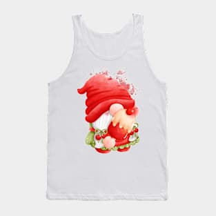 Chillin' with Gnomies: A Frosty Popsicle Adventure (Cherry/Black) Tank Top